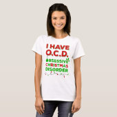 OCD Obsessief-kerstziekte T-shirts (Voorkant volledig)