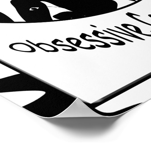 OCD Obsessief Koe Disorder Poster (Hoek)