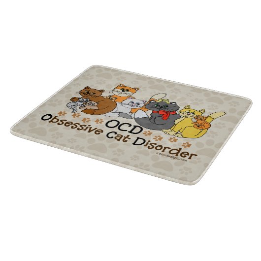 OCD Obsessieve Cat Disorder Keuken Snijplank (Hoek)