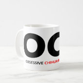 OCD - Obsessieve Chihuahua Disorder Koffiemok (Voorkant links)