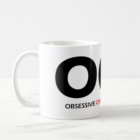 OCD - Obsessieve Chihuahua Disorder Koffiemok (Links)