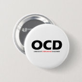 OCD - Obsessieve Chihuahua Disorder Ronde Button 5,7 Cm (Voorkant /achterkant)
