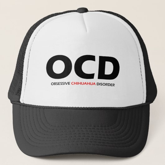 OCD - Obsessieve Chihuahua Disorder Trucker Pet (Voorkant)