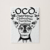 OCD obsessieve chihuahua Legpuzzel (Verticaal)