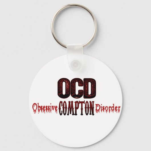 OCD- obsessieve-competitie Sleutelhanger (Voorkant)