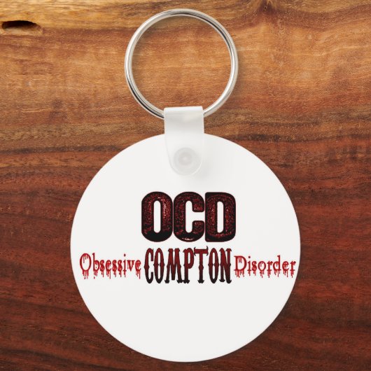 OCD- obsessieve-competitie Sleutelhanger (Voorkant)