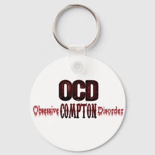 OCD- obsessieve-competitie stoornis Sleutelhanger