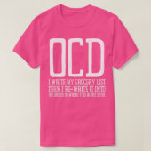 OCD obsessieve Compulsive Disorder Bewustheid 13 T-shirt (Design voorkant)