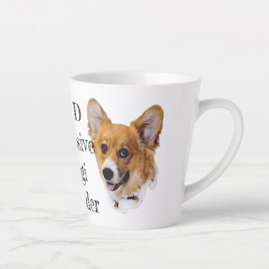 OCD: Obsessieve Corgi stoornis latte Mok (Rechts)