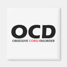 OCD - Obsessieve Corgi stoornis Magneet