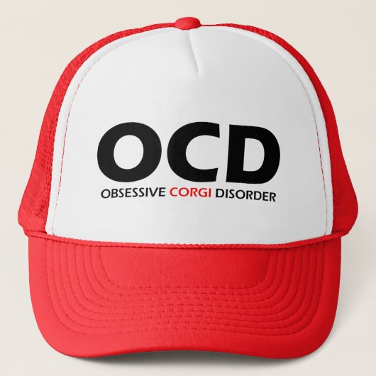 OCD - Obsessieve Corgi stoornis Trucker Pet (Voorkant)