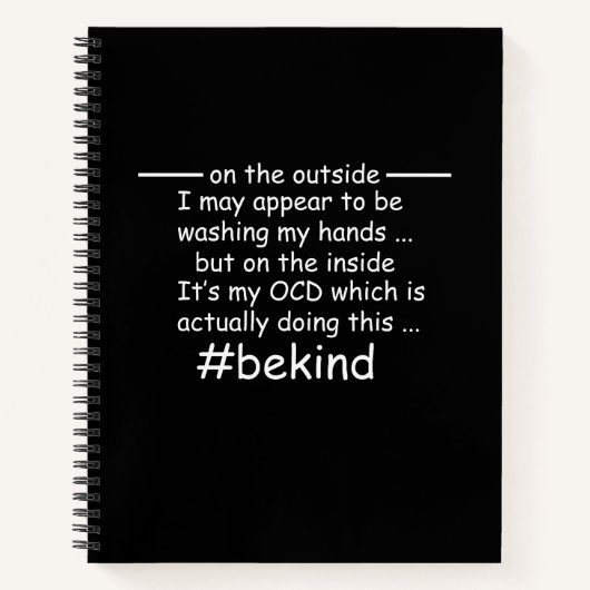 OCD - Obsessieve Dwangstoornis Bewustzijn Notitieboek (Voorkant)
