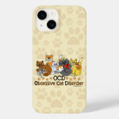 OCD obsessieve kat stoornis Case-Mate iPhone Case (Achterkant)