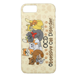 OCD obsessieve kat stoornis Case-Mate iPhone Case