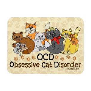 OCD obsessieve kat stoornis Magneet