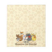 OCD obsessieve kat stoornis Notitieblok (Voorkant)