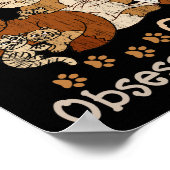 OCD obsessieve kat stoornis Poster (Hoek)