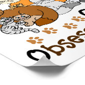 OCD obsessieve kat stoornis Poster (Hoek)