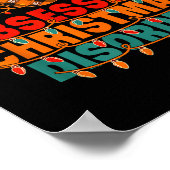 Ocd Obsessive Christmas Disorder Funny Christmas Poster (Hoek)