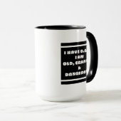 OCD=Old, Cranky, &Dangerous Mok (Voorkant rechts)