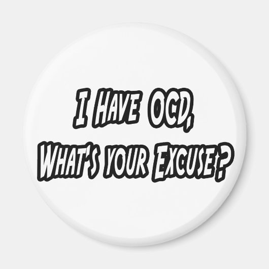 OCD... uw excuses? Magneet (Voorkant)