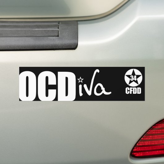 OCDiva Bumpersticker (Op auto)