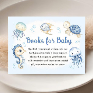 Ocea Babyshower Jongen Onder Zee Boeken Voor Baby Informatiekaartje