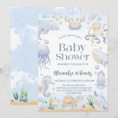 Ocea Babyshower Kaart (Voorkant / Achterkant)