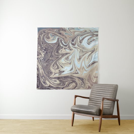 Oceaan Abstract Schilderij | Beste moderne abstrac Wandkleed (In situ)