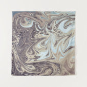 Oceaan Abstract Schilderij | Beste moderne abstrac Wandkleed (Voorkant)