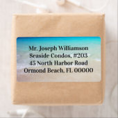 Oceaan achtergrond vet tekst mailinglabels etiket (Insitu)