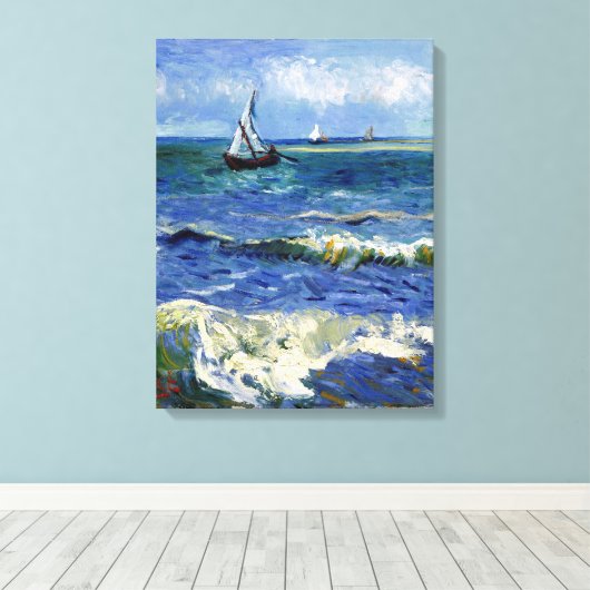 Oceaan Acryl Muur Kunst Schilderen Canvas Afdruk (Insitu (Houten vloer))