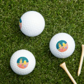 Oceaan Ananas Luau Golfballen (Insitu Gras)