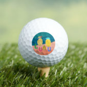 Oceaan Ananas Luau Golfballen (Insitu Shirt)