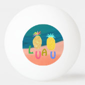 Oceaan Ananas Luau Pingpongbal (Achterkant)