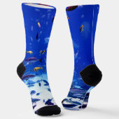 Oceaan Aquarium Sokken (Gebogen)