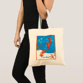 Oceaan Aquatische Cute Zeepaardje Custom Tote Bag (Voorkant (product))