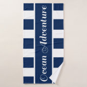 Oceaan avontuur nautische Badhanddoek (Badhanddoek)