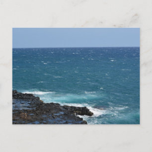 Oceaan bij Kauai Briefkaart