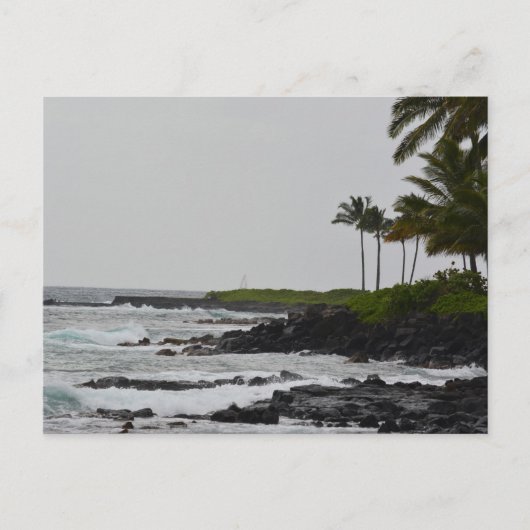 Oceaan bij Poipu op Kauai Briefkaart (Voorkant)