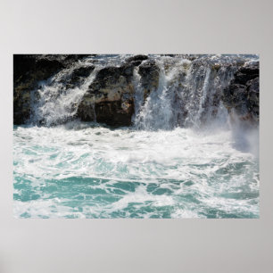 Oceaan bij Spouting Horn Poster