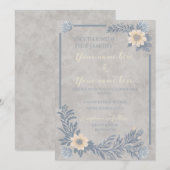 Oceaan Bries Uitnodiging (Voorkant / Achterkant)