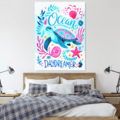 Oceaan Dagdromer Canvas Afdruk (Insitu (Slaapkamer))