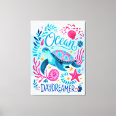 Oceaan Dagdromer Canvas Afdruk (Voorkant)