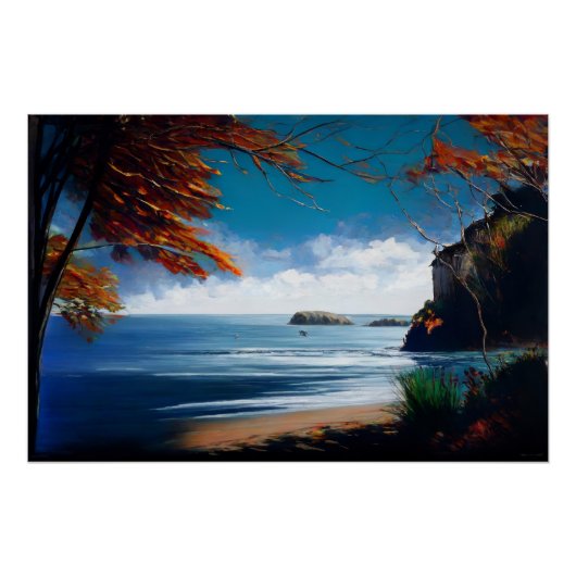 Oceaan Dageraad Perfect Poster (Voorkant)