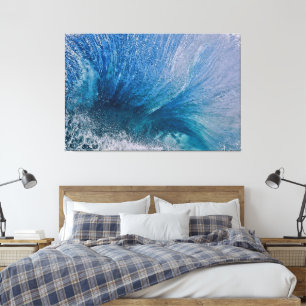 Oceaan Dans 🌊 Beweging van de oceaan  Canvas Afdruk