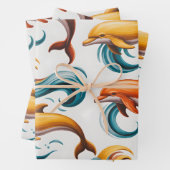 Oceaan Dans Inpakpapier Vel (In situ)