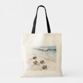 Oceaan Dolfijn Zeeschildpadden Strand Tote Bag (Achterkant)