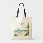 Oceaan Dolfijn Zeeschildpadden Strand Tote Bag (Voorkant)