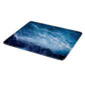 Oceaan - Donkere blauwe golven Snijplank (Hoek)